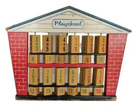 Vtg Playskool Arithmatic Math Educational Wooden Toy - £31.23 GBP