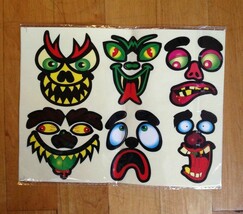 Halloween PUMPKIN STICKERS HAPPY &amp; SPOOKY 12 INCLUDED NEW - $216.78 MXN