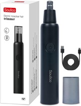 Ear And Nose Hair Trimmer For Men By Soullco, Professional Painless Electric - £15.20 GBP