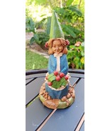 TOM CLARK CAIRN STUDIOS &quot;HOLLY&quot; GIRL GNOME 1991 #5174 NO. 65 RARE EXCELL... - $471.90 MXN