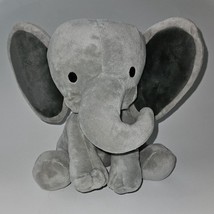 Bedtime Originals Gray Elephant Plush Lovey 8.5&quot; Stuffed Animal Toy Lambs &amp; Ivy - $9.85