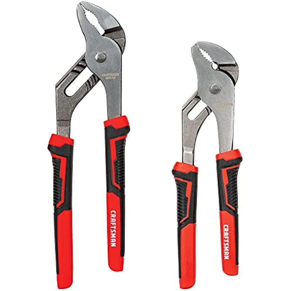 CRAFTSMAN Pliers, 8 &amp; 10-Inch, 2-Piece Groove Joint Set (CMHT82547) - $33.12