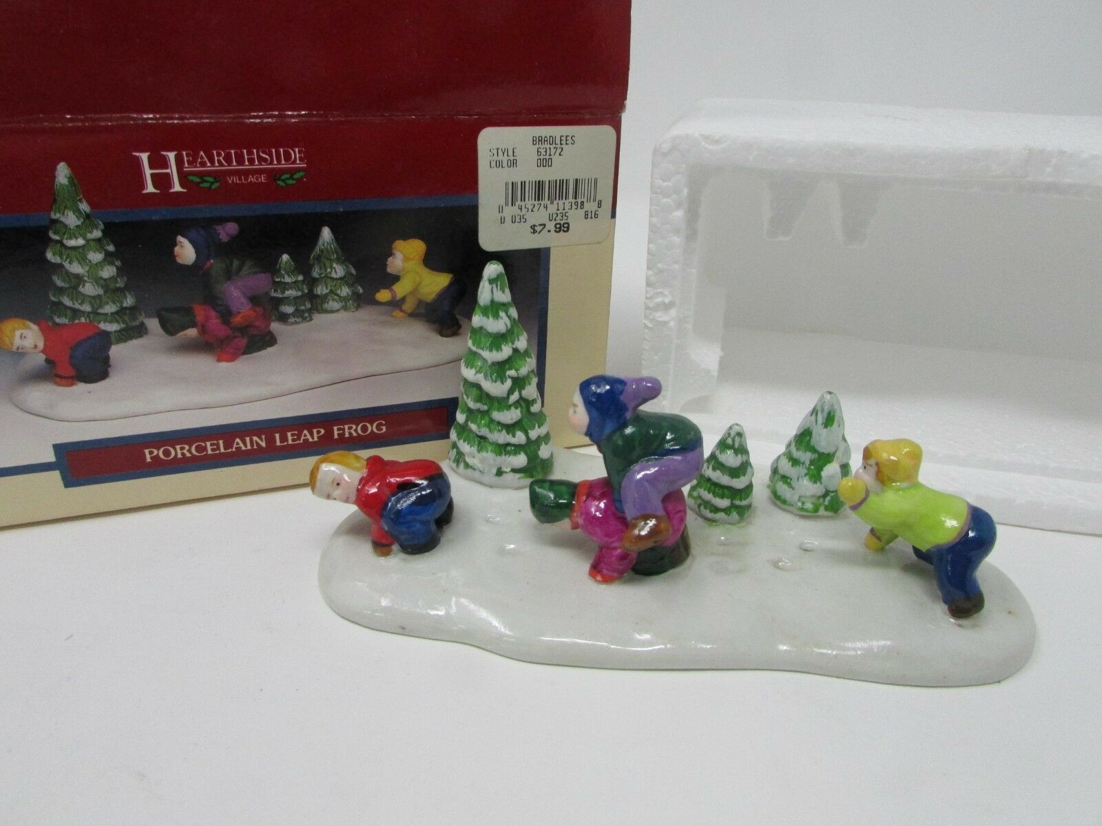 Primary image for LEMAX 1996 #63172 HEARTHSIDE COLLECTION LEAP FROG FIGURINE ACCESSORY L137