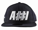 Hall Of Fame A #1 A1 Black White Embroidered Fitted Baseball Cap Flat Br... - $20.97