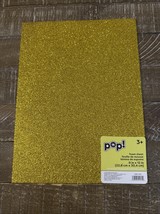 Pop! Foam Sheet 9x12” Gold Glitter - $11.76