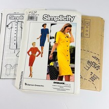 Vintage Simplicity Pattern Chemise Shift Dress Sz 6 Thru 14 Factory Fold... - £15.97 GBP