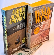 Lot of 2: Walk Across America by Peter &amp; Barbara Jenkins (&#39;80&amp; &#39;83 1st Ed. MMPB) - £30.01 GBP