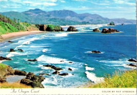Postcard Oregon Coast Replete with Scenic Interests Forests Mountains Lakes 6x4&quot; - £4.58 GBP