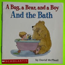 Vtg A Bug, a Bear, and a Boy And the Bath by David McPhail, Scholastic (... - £3.89 GBP