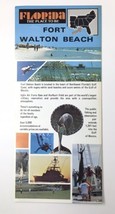 Fort Walton Beach, Florida Travel and Tourism Advertising Sheet Vintage - £3.14 GBP