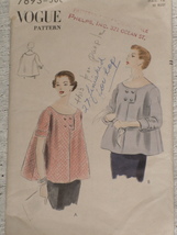 Vogue Pattern 7693 Misses&#39; Maternity Jacket-Blouse Size 12 Vintage 1950&#39;s - £9.40 GBP