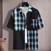 Short Sleeve Plaid Dress Shirt - £27.69 GBP+