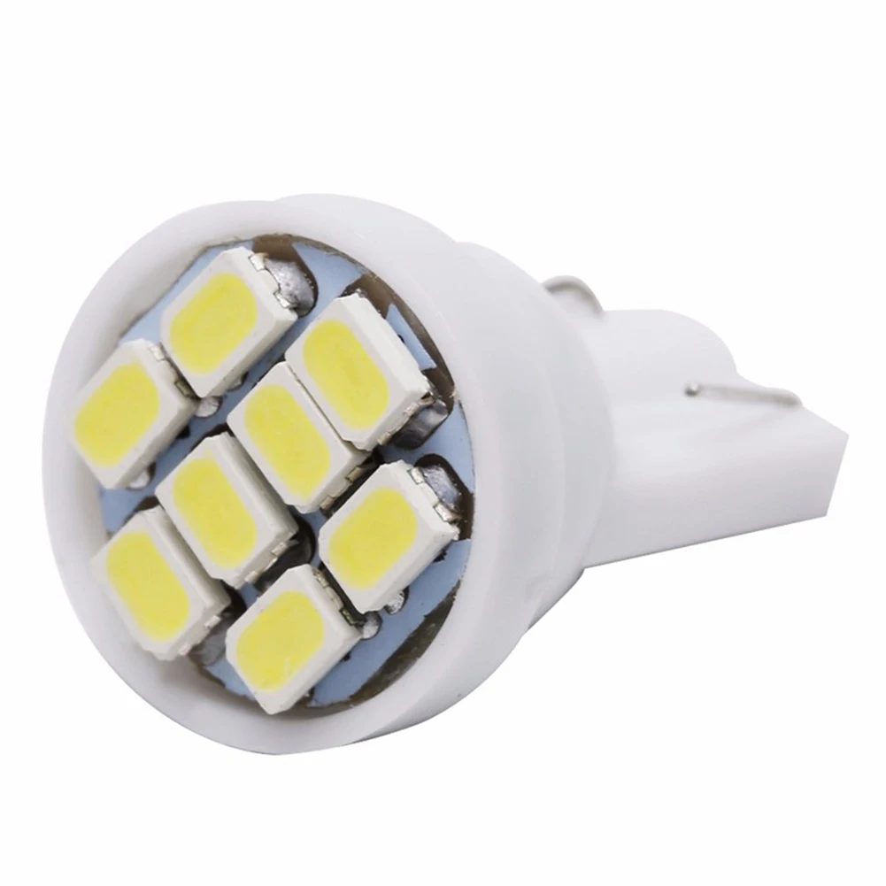 Car LED Light Bulbs, T10 1206 8SMD Dashboard Gauge Cluster White LED, 15 LED F - £10.96 GBP