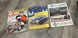 Road Test March 1974 “Two Lifetime Cars” &amp; Hot Rod Feb. 1962 Motorsport ... - $9.42