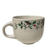 Royal Seasons Stoneware Holly Berry Coffee Cup Mug Replacement Holiday 8 oz - $166.12 MXN