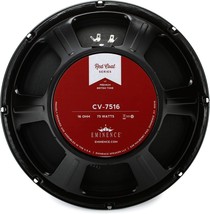 Speaker, 12-Inch, 75-Watt, 16-Ohm, Eminence Cv7516 Redcoat Series. - $175.97