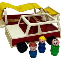 Fisher-Price Little People Original Vintage Pop-Up Camper &amp; Truck &amp; Peop... - £37.70 GBP