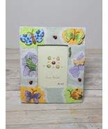 Vintage Dragonfly Butterflies Ladybug Grasshopper Picture Frame Free Sta... - $21.91 CAD