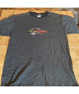 Vintage Harley Davidson T Shirt Made in USA Size Large Gray And Black St... - £15.38 GBP