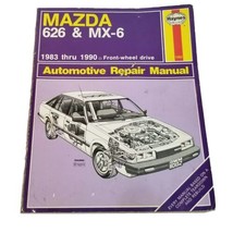 Mazda 626 MX-6 Haynes 1082 Automotive Repair Service Manual Book Shop 1983-1990 - $8.90