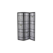 3 Panel Shoji Screen - Black - $158.32