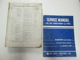 1982 Subaru 1600 1800 Service Repair Shop Manual Set FACTORY OEM BOOKS Damaged - $39.04