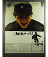 1969 British Short Service Army Officer Ad - This is work? - £14.55 GBP