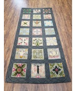 American Hooked Rug 3&#39;6&quot; x 7&#39;9&quot; Vintage Hand Hooked Runner Carpet Floral... - £563.61 GBP