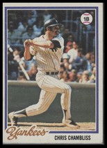 1978 Topps #485 Chris Chambliss - £1.50 GBP