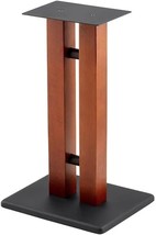 Monolith 18-Inch Cherry Speaker Stands, Ideal For Center Or Bookshelf Speakers, - £65.25 GBP