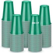 200 Pack 16 Oz Plastic Cups Bulk Christmas Disposable Wedding Thanksgiving Party - £42.21 GBP