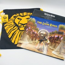 Lion King Musical Collector Program &amp; Drawstring Cinch Bag Backpack - £9.41 GBP