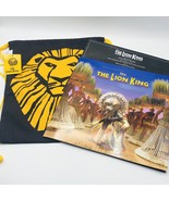 Lion King Musical Collector Program &amp; Drawstring Cinch Bag Backpack - £9.43 GBP