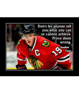 Toews Hockey Poster, &#39;Prove Them Wrong&#39; Quote, Unique Gift - $27.42 CAD+