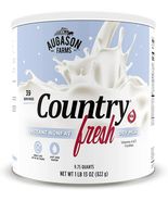 Augason Farms Country Fresh 100% Real Instant Nonfat Dry Milk #10 Can, Long Term - $29.59