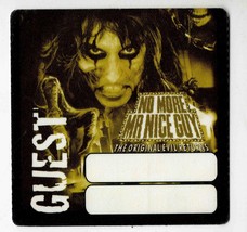 2011 Alice Cooper No More Mr Nice Guy Guest Backstage Pass - £15.82 GBP