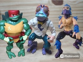 Teenage Mutant Ninja Turtles Baxter Stockman Shredder Raphael 3 Figures - £19.22 GBP