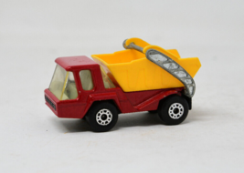 Vintage Matchbox Superfast No. 37 Skip Truck Red  Withe Clear Windows Di... - $8.50