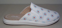 Clarks Size 8.5 M BREEZE SHORE Natural Canvas Floral Loafers New Women&#39;s Shoes - £84.85 GBP