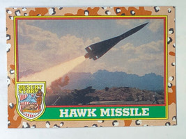 1991 Topps #52 Hawk Missile Operation Desert Storm Military Trading Card - £0.78 GBP