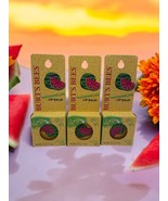 Watermelon Lip Balm Tin  0.3 Oz By Burts Bees ☆THREE☆ - $21.77