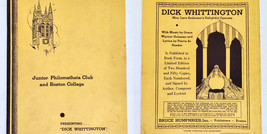 1933 antique DICK WHITTINGTON larz ISABEL ANDERSON theater PROGRAM  - £53.39 GBP