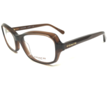 Coach Eyeglasses Frames HC6097 5430 Clear Brown Wrap Cat Eye Full Rim 52... - $55.88