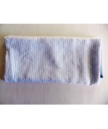 1 Yard-34&quot;, 53.5&quot; Wide, Lightweight Linen, White w/Blue Stripes Fabric - 2 - $31.00