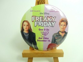 Freaky Friday Lohan Curtis Movie Disney Button Pin Advertising Promo 2003 - $6.84 CAD