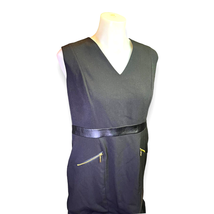 Calvin Klein Black Sheath Crepe Dress Work Career | Sz 12 | NWT - £36.93 GBP