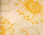EcoVinyl Flannel Back Fitted Tablecloth,52&quot;x72&quot; Oblong, SUNFLOWERS,Marke... - £12.44 GBP