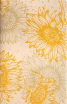 EcoVinyl Flannel Back Fitted Tablecloth,52&quot;x72&quot; Oblong, SUNFLOWERS,Marke... - £12.60 GBP