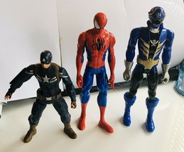 Spider Man - Captain America - Power Ranger Lot - £15.65 GBP