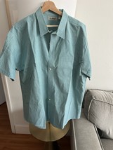 Vintage LL Bean 90’s  Y2K Preppy Cotton  Button Up Shirt Mens XXL Green ... - $29.00